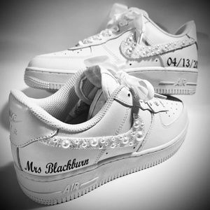 Women’s Nike Wedding Sneakers CUSTOM